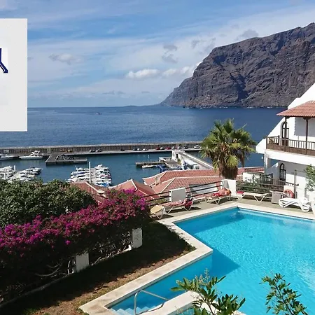 Apartamento Mit Sonnenterrasse Und Panorama - Meerblick, 5 Min. Von Hafen + Acantilado de los Gigantes