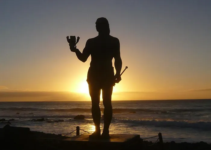 Mit Sonnenterrasse Und Panorama - Meerblick, 5 Min. Von Hafen + Acantilado de los Gigantes
