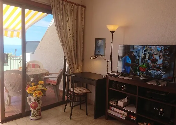 Mit Sonnenterrasse Und Panorama - Meerblick, 5 Min. Von Hafen + Acantilado de los Gigantes