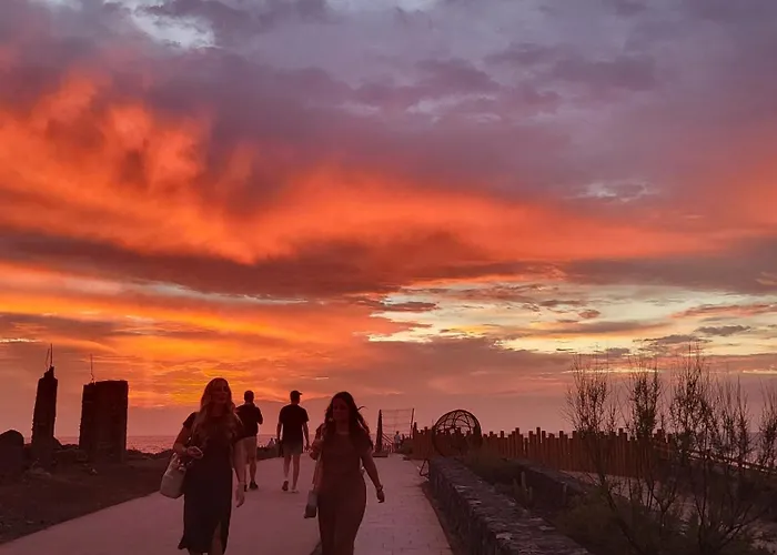 Mit Sonnenterrasse Und Panorama - Meerblick, 5 Min. Von Hafen + * Acantilado de los Gigantes